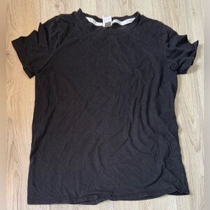 PINK Victoria's Secret Black Short Sleeve Tee shirt top